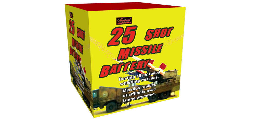 25 Shot Missile Battery - 50% OFF