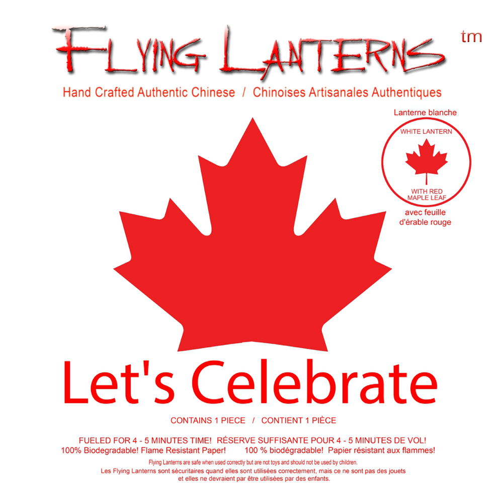 Maple Leaf Flying Lantern