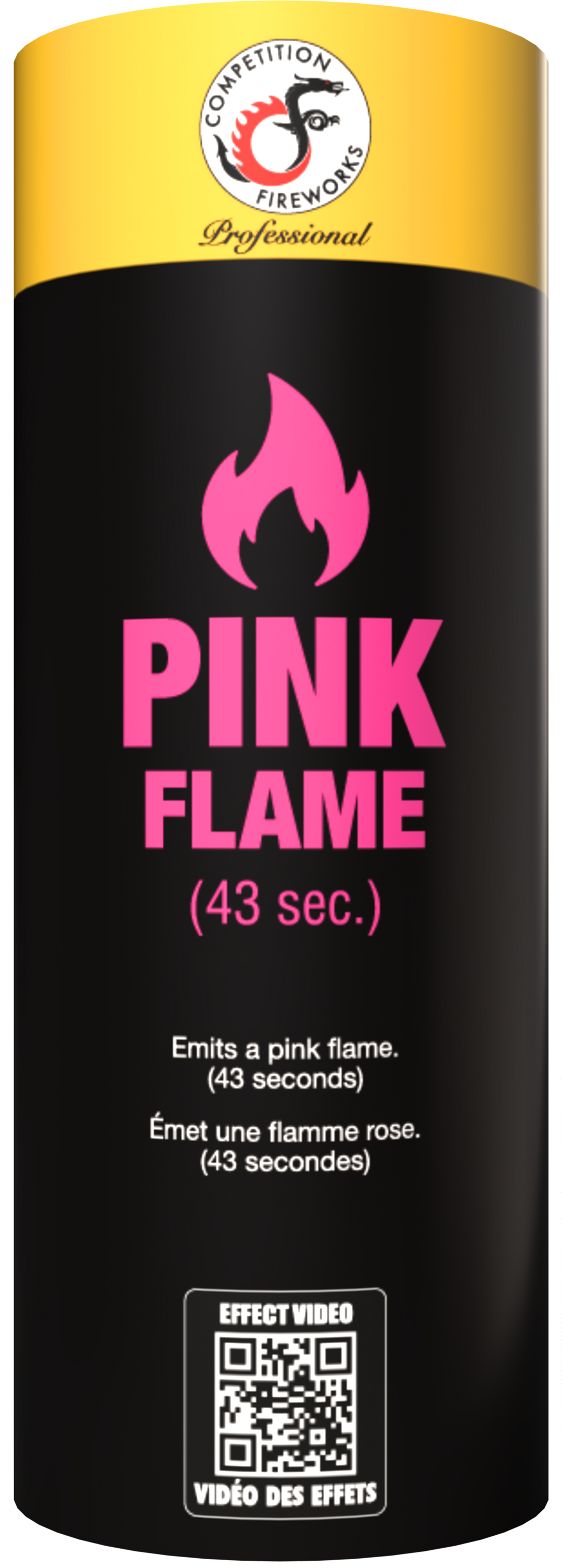 Coloured Flames- Pink