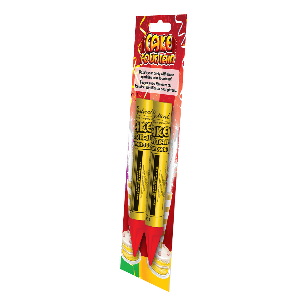 Mystical Fireworks Candle 2 Pack Cake Fountains