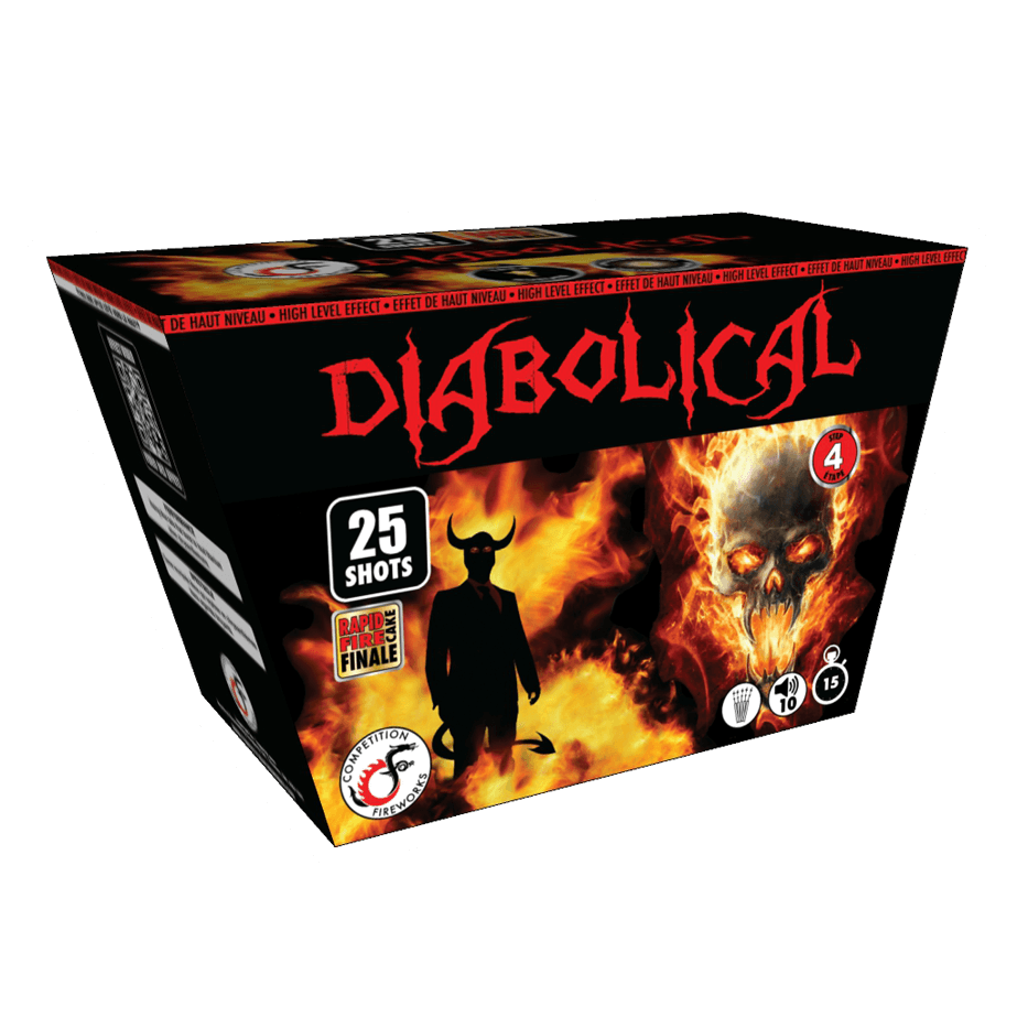 Competition Fireworks Fanned Cakes 1 Piece Diabolical