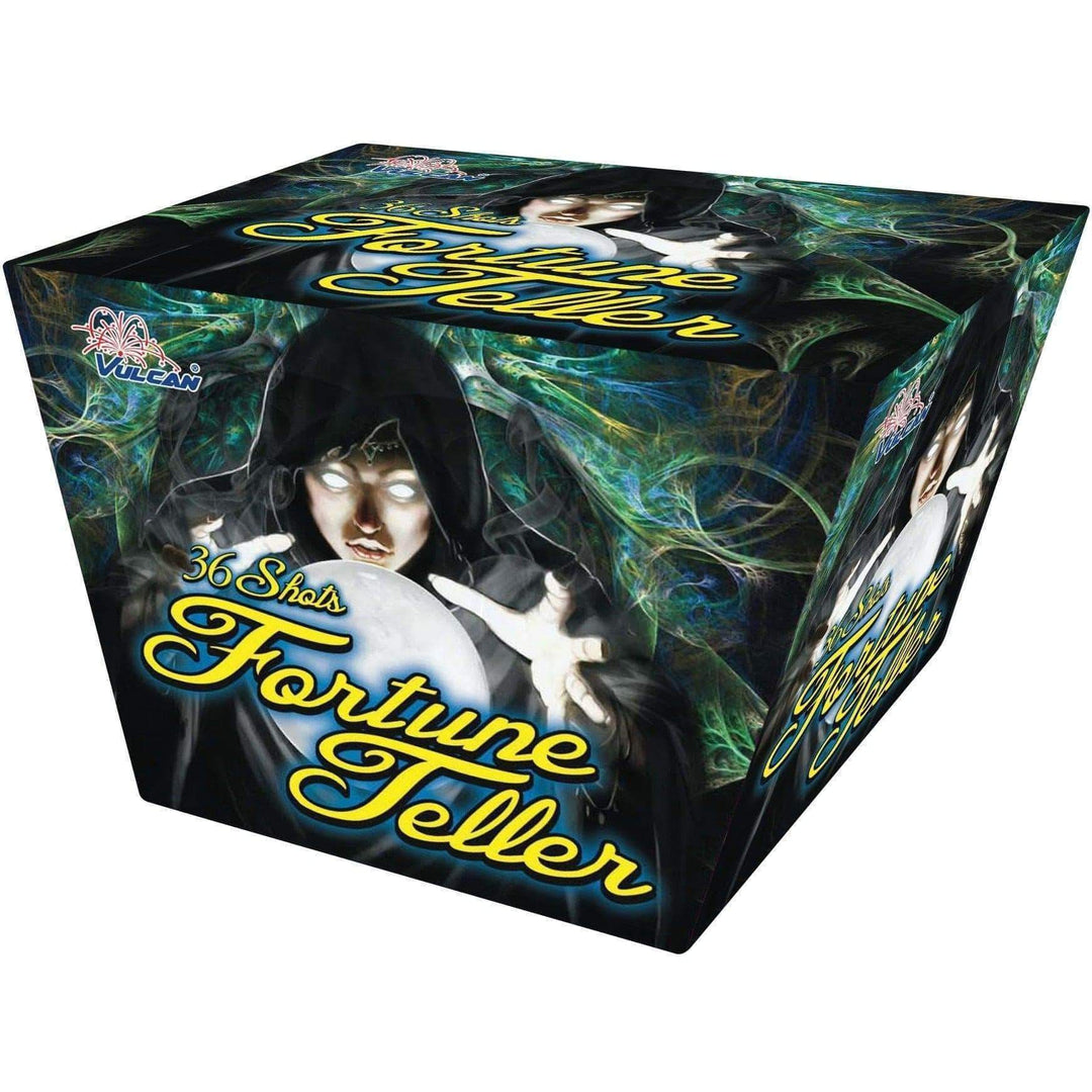 Vulcan Fireworks Fanned Cakes Fortune Teller