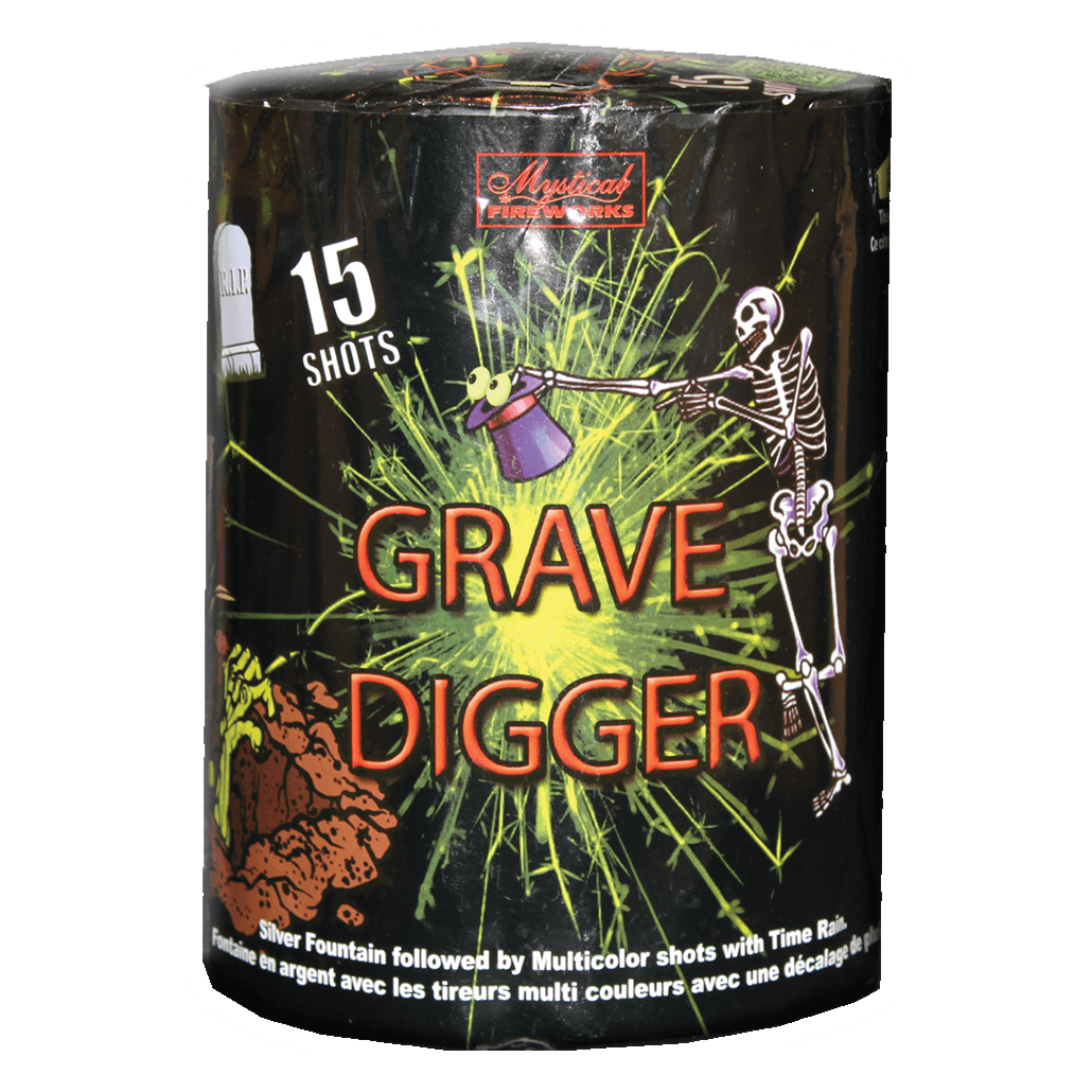 Mystical Fireworks Cakes Grave Digger