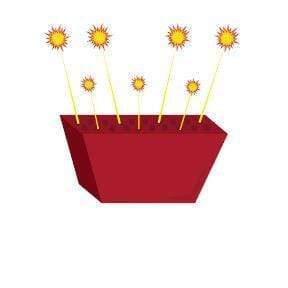 Fanned Cakes