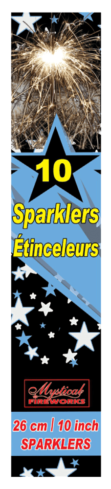 Mystical Fireworks Sparklers Pack 26cm (10") Sparkler  - 50% OFF