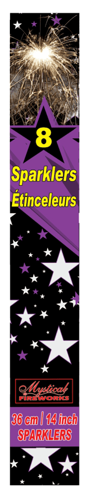 Mystical Fireworks Sparklers Pack 36cm (14") Sparkler  - 50% OFF