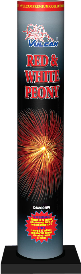 Red & White Peony - 50% OFF
