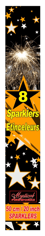 Mystical Fireworks Sparklers Pack 50cm (20") Sparkler  - 50% OFF