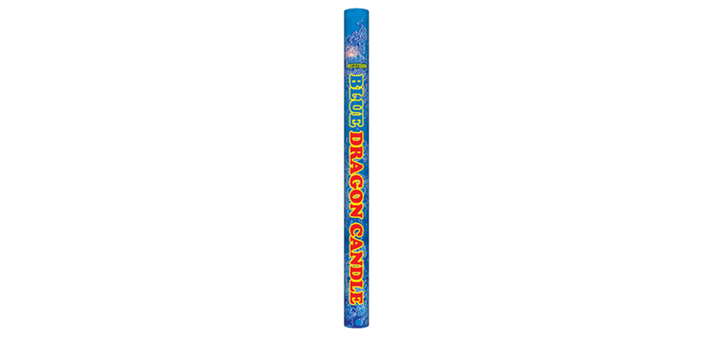 Blue Dragon Candle