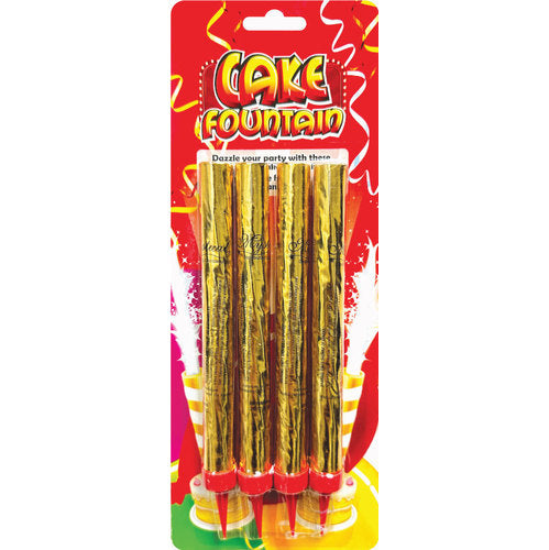 Cake Fountains (4 Pack) - 60 Seconds
