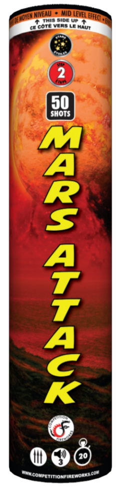 Mars Attack - 50 Shot Roman Candle