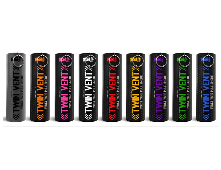 Twin Vent Smoke Grenades (20 Seconds Burst )