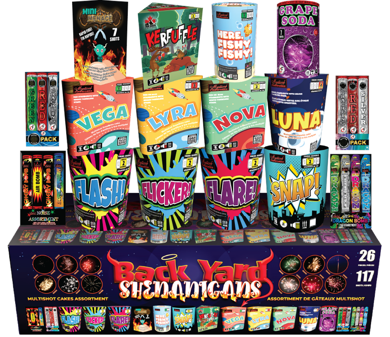 Mystical Fireworks Assortments Back Yard Shenanigans