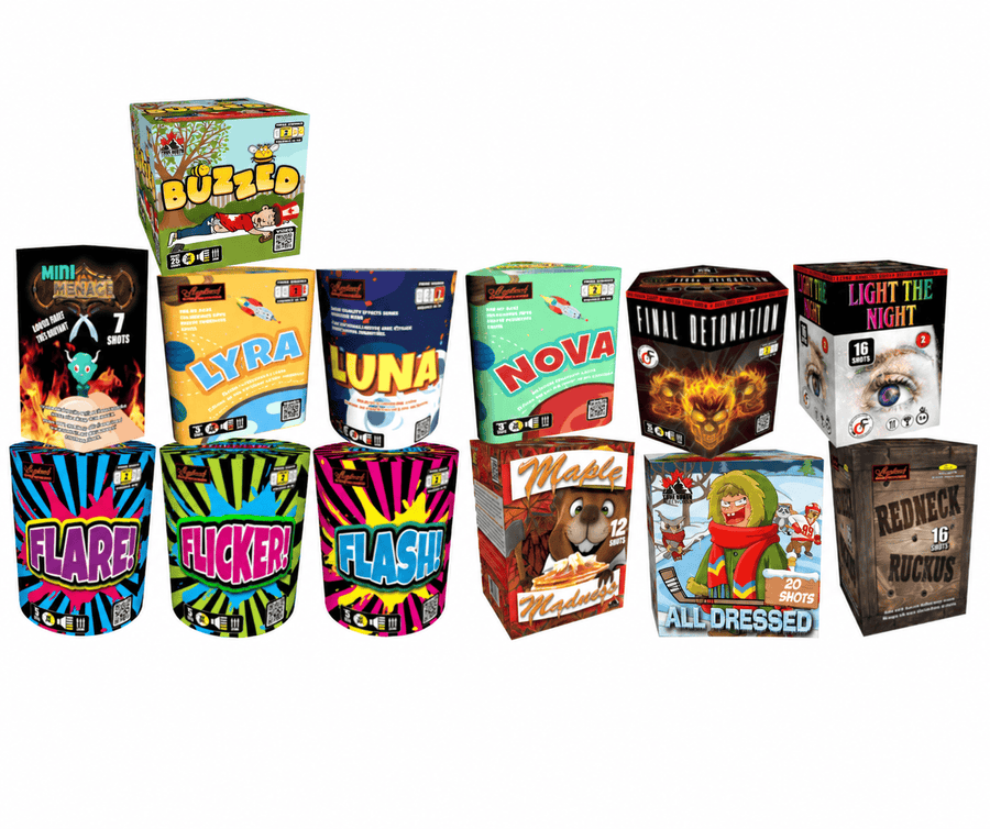 Mystical Fireworks Assortments Baker’s Dozen – Fun-Size