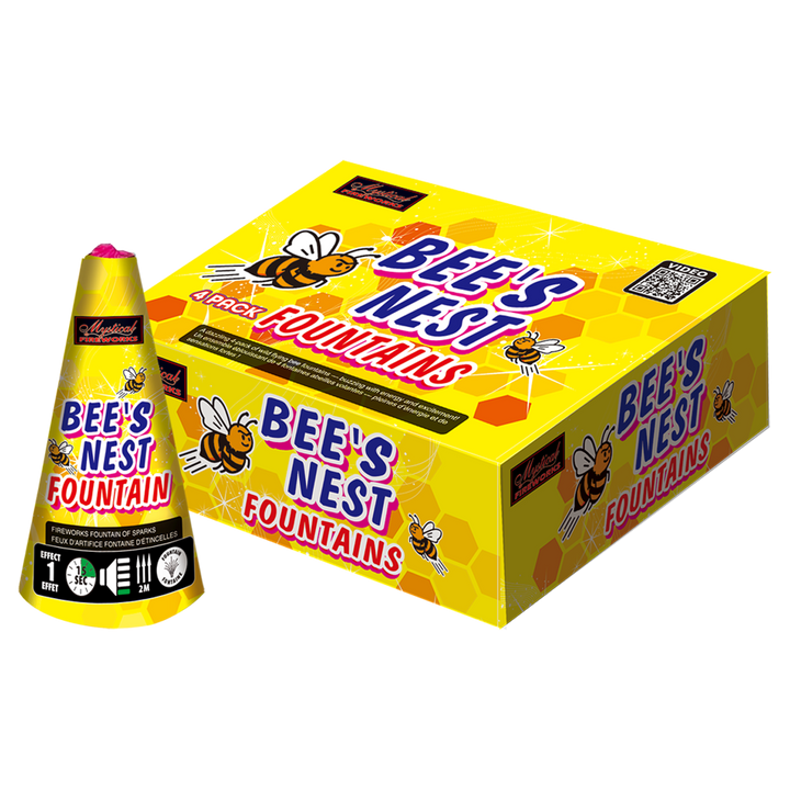 Mystical Distributing Company Ltd. Fountain Box ( 4 ea.) Bee's Nest Fountain