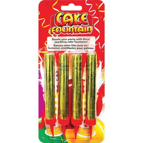 Mystical Distributing Company Ltd. Cake Fountain Pack Cake Fountains (4/Pack) - 30 Seconds