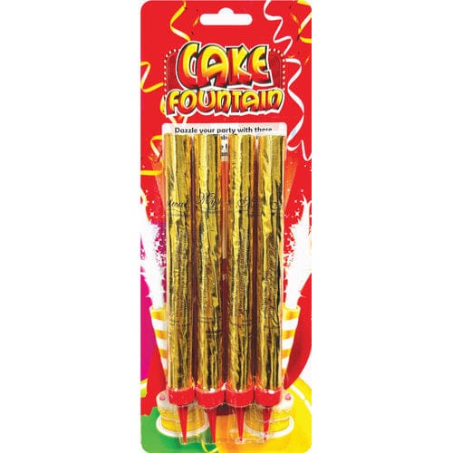 Mystical Distributing Company Ltd. Cake Fountain Pack Cake Fountains (4 Pack) - 60 Seconds