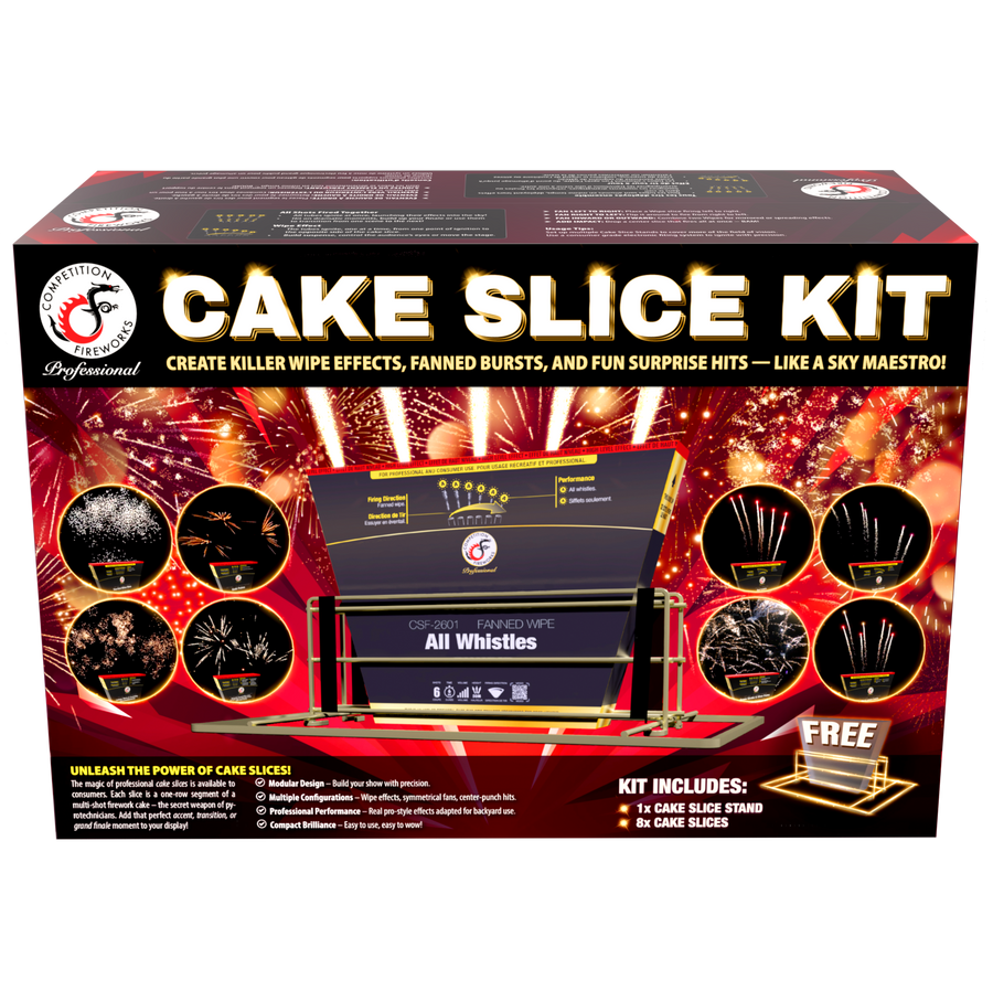 Fireworks Central Ltd. Assortments Cake Slice Kit