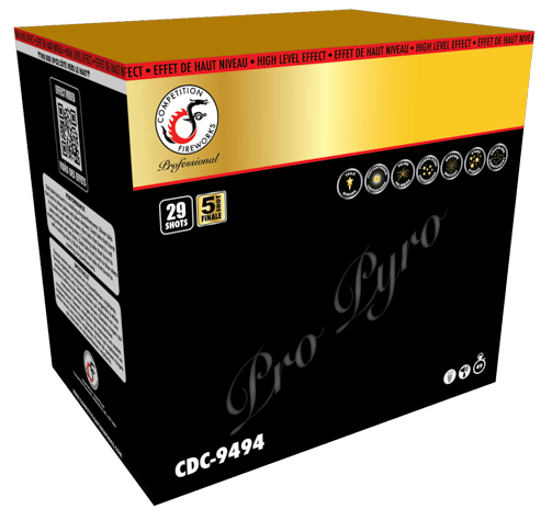 Competition Professional - Pro Pyro Fanned Cakes CDC-9494