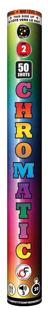 Competition Fireworks Roman Candles Chromatic - 50 Shot Roman Candle