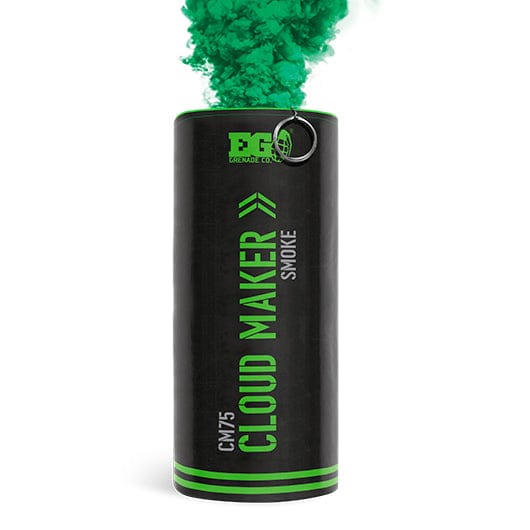 Enola Gaye Smoke Grenades Green CM75 Cloud Maker Smoke Grenade (180 Seconds)