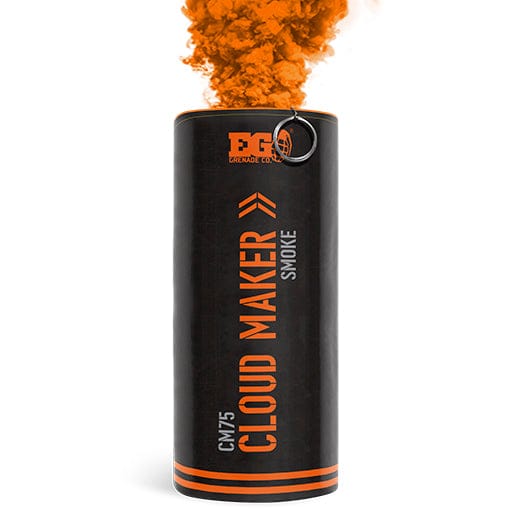 Enola Gaye Smoke Grenades Orange CM75 Cloud Maker Smoke Grenade (180 Seconds)