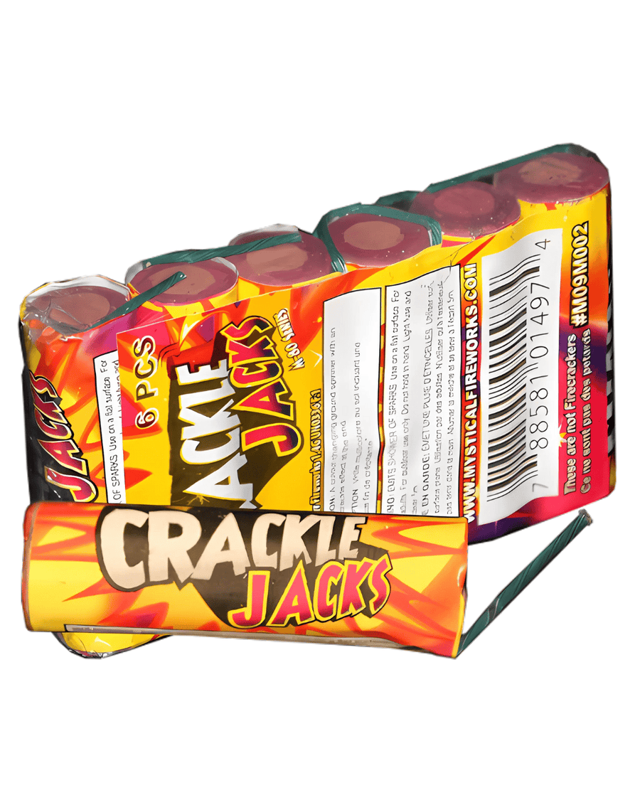 Mystical Fireworks Ground Spinners Pack Crackle Jacks (6pk)  - 50% OFF