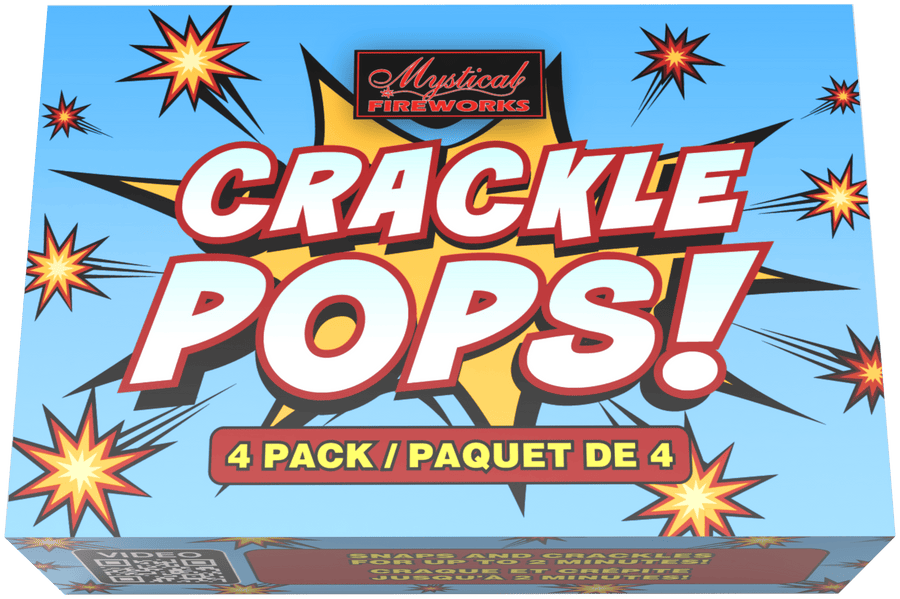 Mystical Fireworks Noise Maker Crackle Pops - 4 Pack