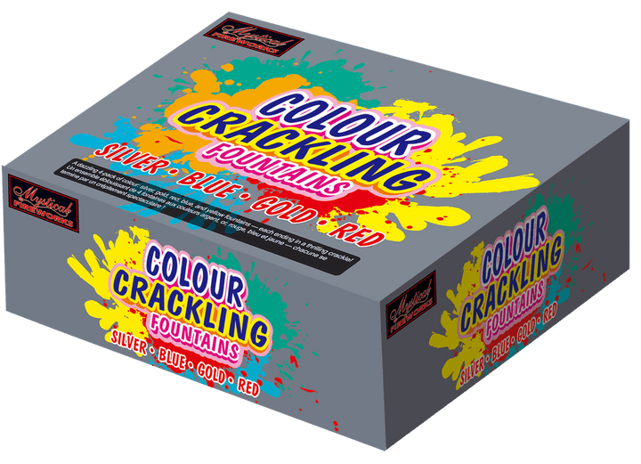 Mystical Fireworks Fountains Crackling Fountains (4 Pack)