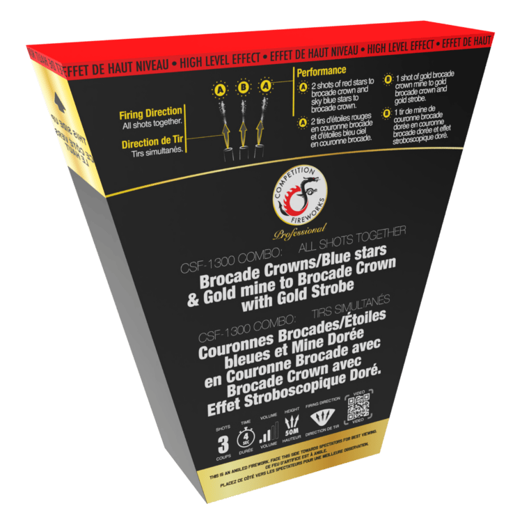 Competition Fireworks Cake Slices CSF-1300