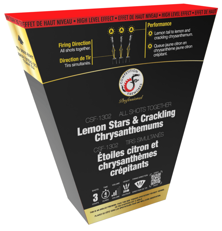 Competition Fireworks Cake Slices CSF-1302