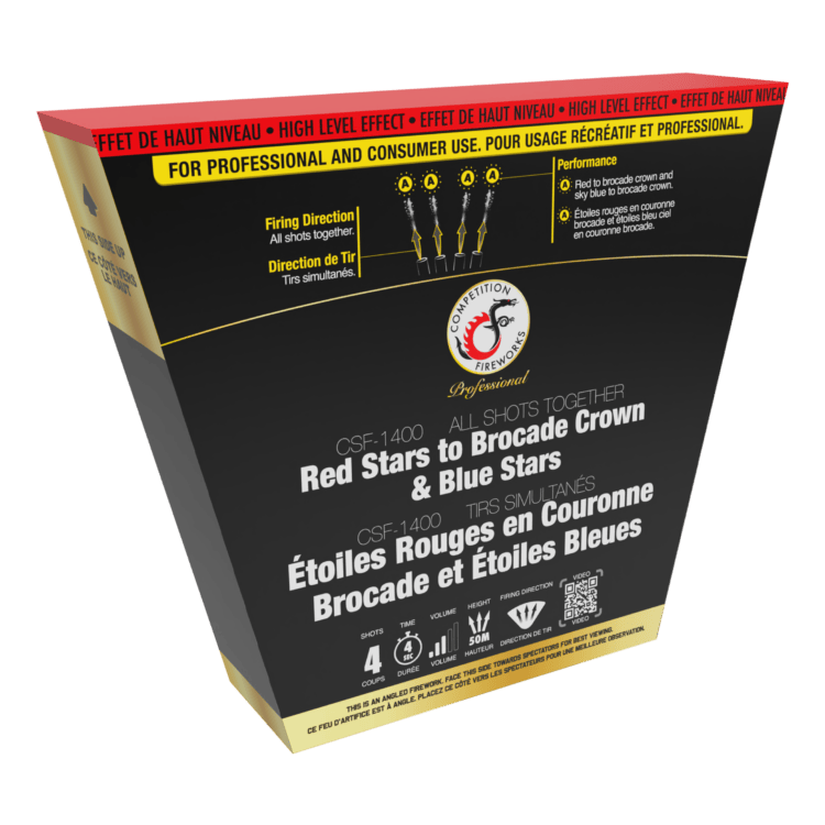 Competition Fireworks Cake Slices CSF-1400