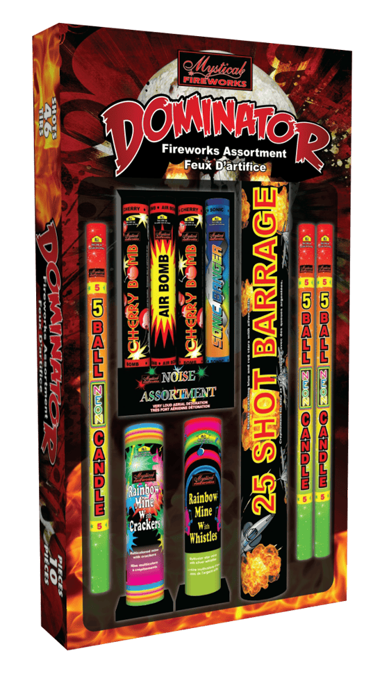Mystical Fireworks Family Pack Assortment Each Dominator