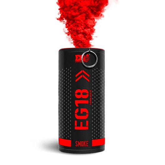 Enola Gaye Smoke Grenades Red EG18 High Output Smoke Grenade