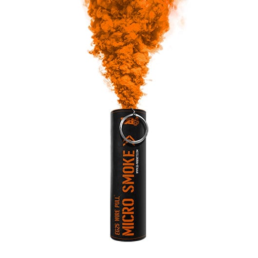 Enola Gaye Smoke Grenades Orange EG25 Micro Smoke Grenade (25 Seconds)