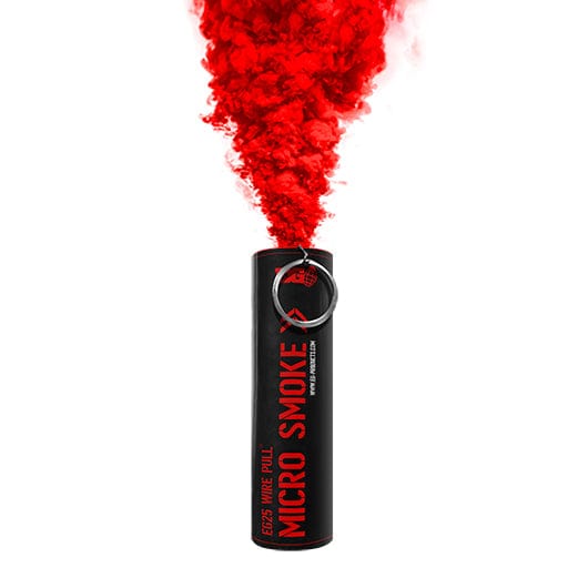 Enola Gaye Smoke Grenades Red EG25 Micro Smoke Grenade (25 Seconds)