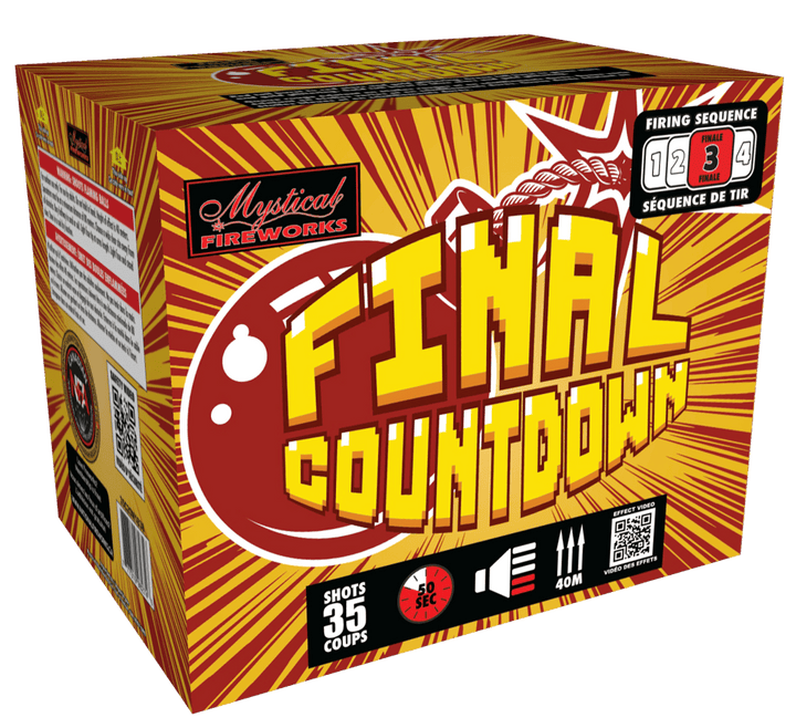 Mystical Fireworks Vertical Cakes Final Countdown