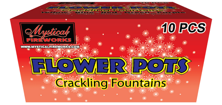 Mystical Fireworks Fountain Flower Pots (10 pack) - 50% Off
