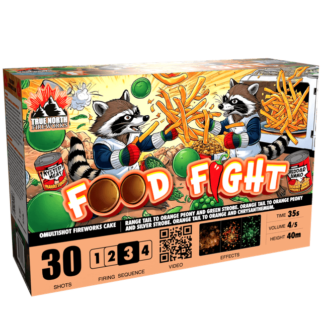 True North Fireworks Cake Food Fight