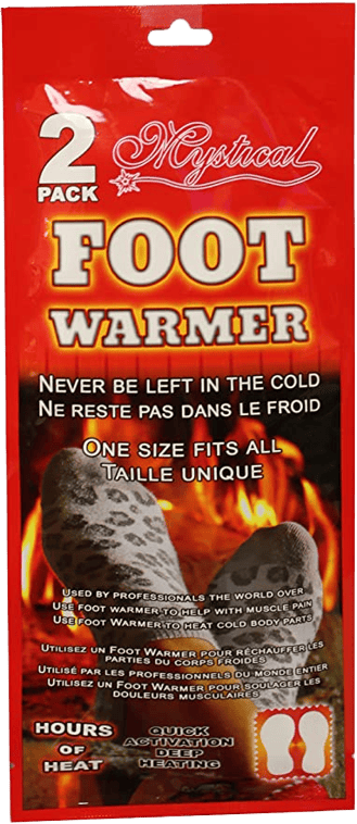 Mystical Distributing Company Ltd. Warmers Pack (1 Pair) Foot Warmers