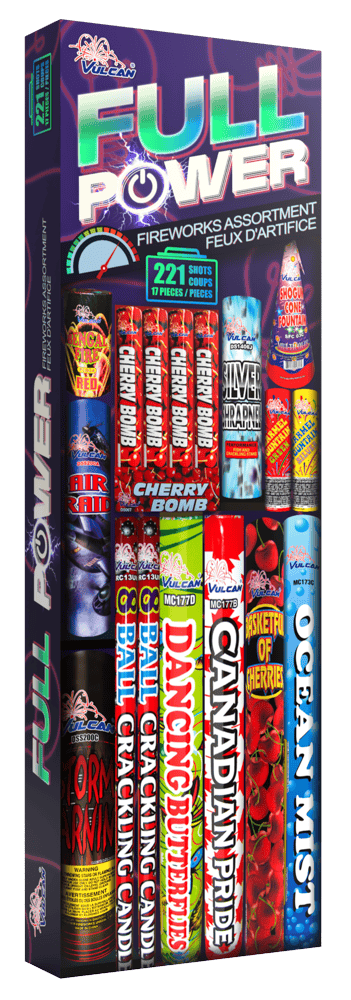 Vulcan Fireworks Family Pack Assortment Each Full Power