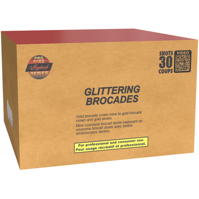 Mystical Pro Pyro Series Cakes - Pro Pyro Each Glittering Brocades