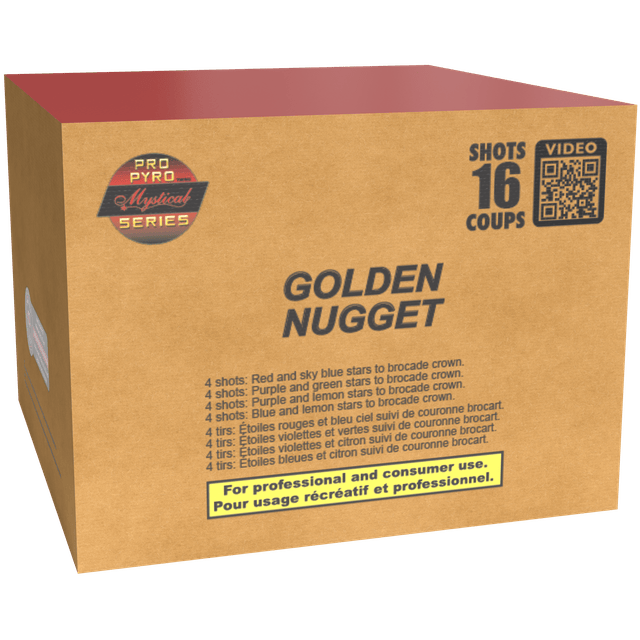 Mystical Pro Pyro Series Cakes - Pro Pyro Each Golden Nugget