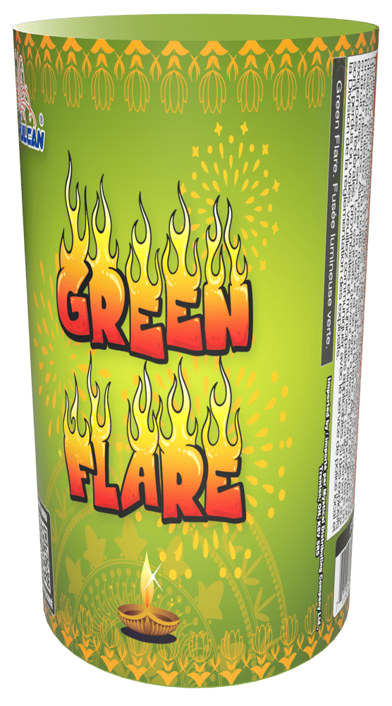 Vulcan Fireworks Fountain Green Flare - 50% Off