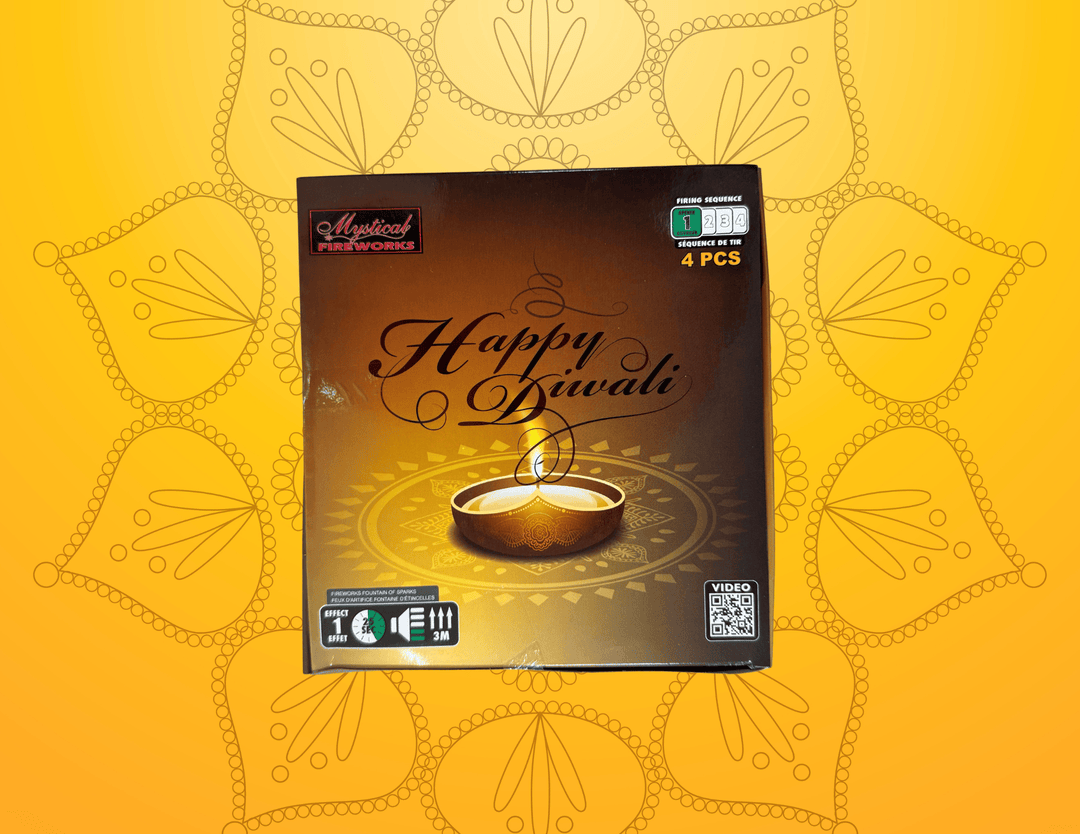 Mystical Distributing Fountains Happy Diwali 4 Pack
