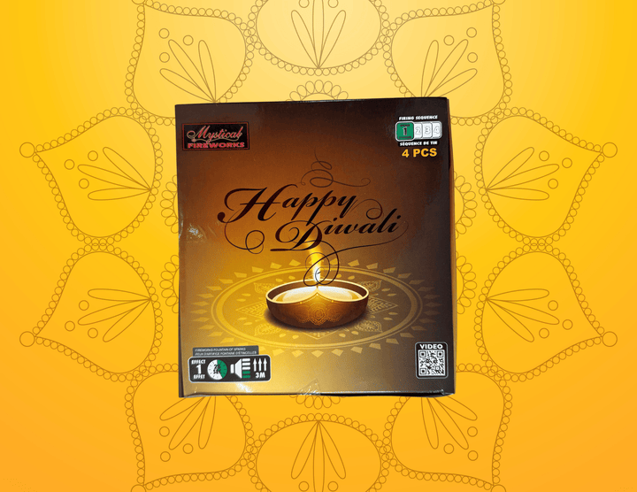Mystical Distributing Fountains Happy Diwali 4 Pack