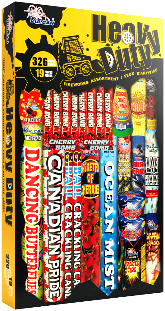 Vulcan Fireworks Family Pack Assortment Each Heavy Duty