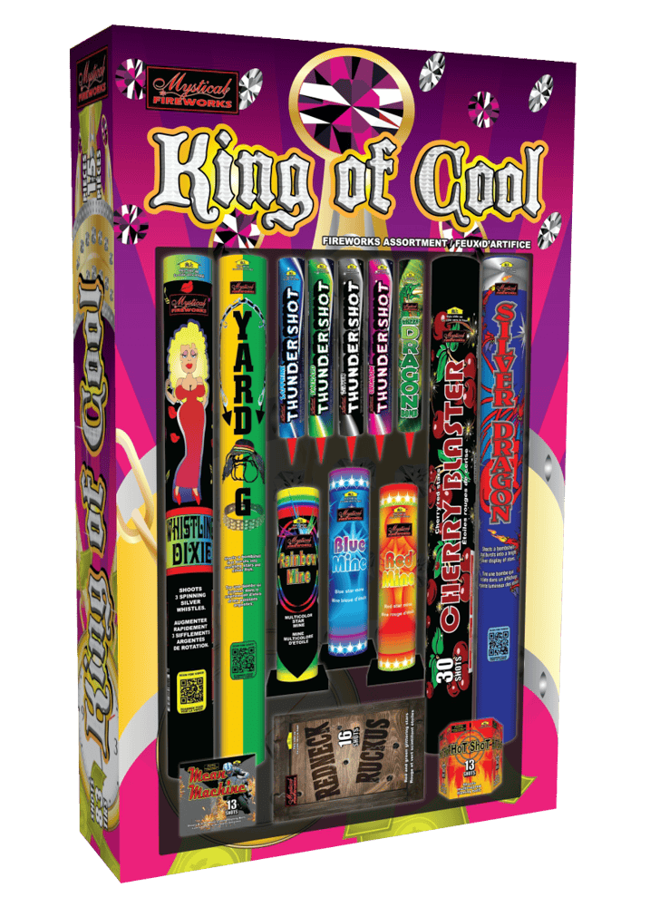 Mystical Fireworks Family Pack Assortment Each King of Cool