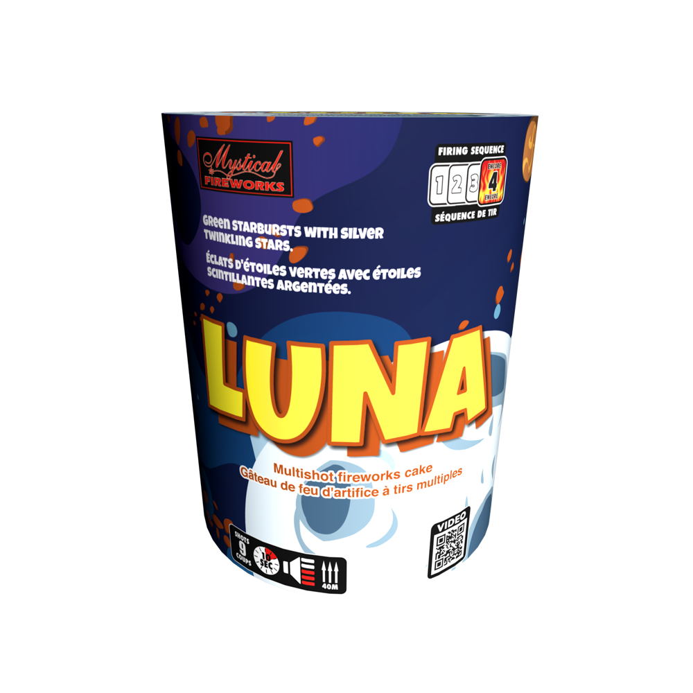 Fireworks Central Ltd. Vertical Cakes Luna