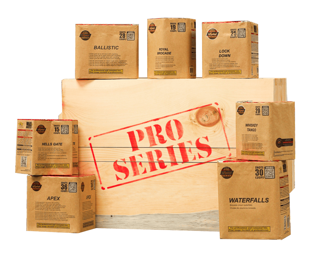 Mystical Pro Pyro Series Assortments Pro Series Crate